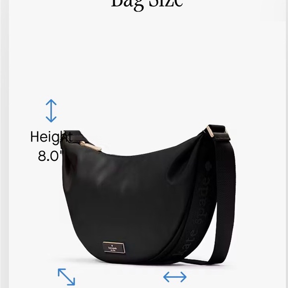 Kate Spade Carter Nylon Sling - Black NWT - Picture 5 of 16